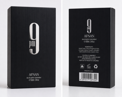 Afnan 9PM Eau de Parfum 100ml – Perfume Dulce Masculino Potente |