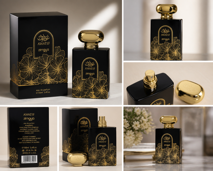Awatif Zimaya 100ml – Perfume Árabe Femenino Dulce Floral (Luxury Vibe)